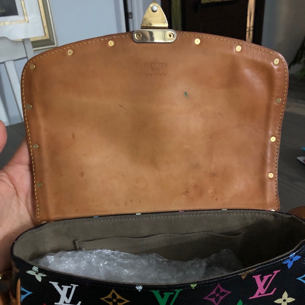 🌈RARE🌈 Louis Vuitton multi color Sologne Bag. - Picture 9 of 16